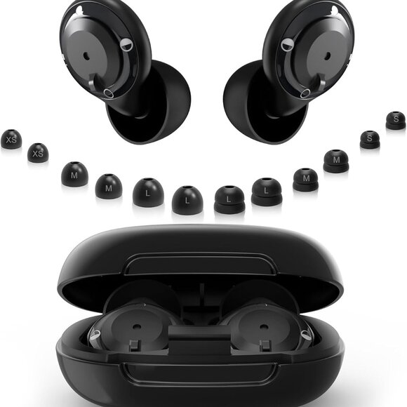 Brand New – Noise Cancelling Ear Plugs with 7 Pairs of Tips and Magnetic Carry C - Picture 1 of 7